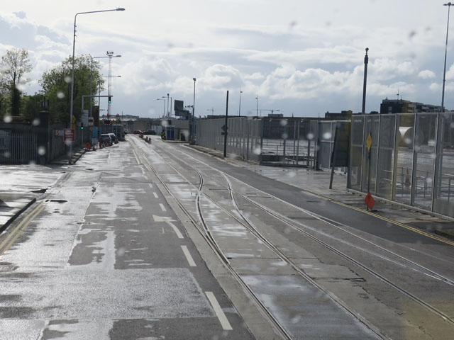 Пути в Дублинском порту