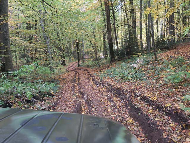 Джип и горная дорога