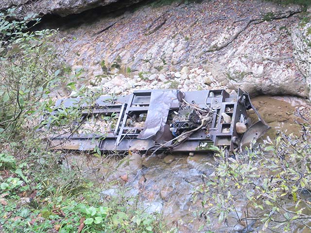 Утонувший тепловоз