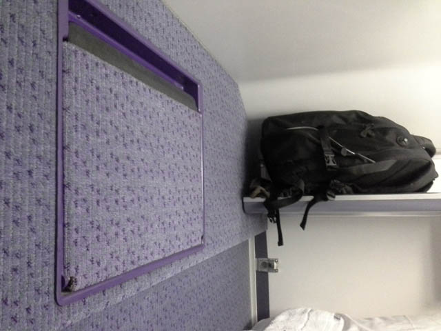 Откидушка на верхней полке Caledonian Sleeper-а