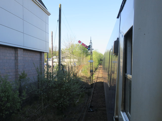 Маршрутный светофор на станции Fort William