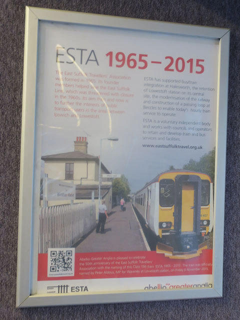 Табличка в поезде