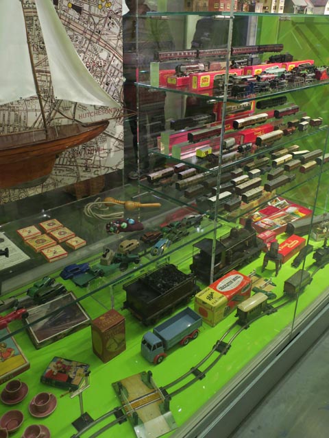 Магазин железнодорожных моделей в музее