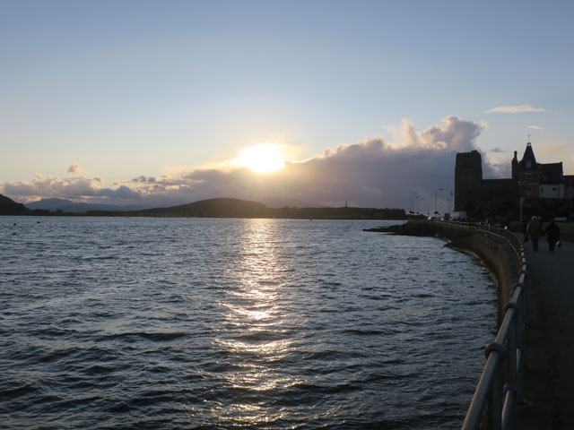 Закат в Обане