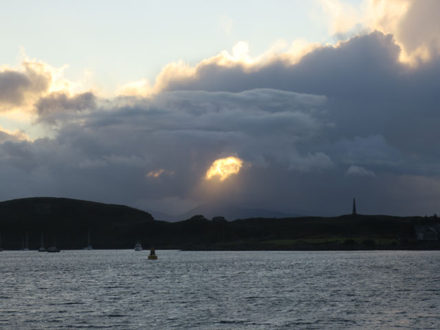 Закат в Обане