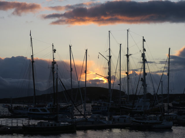 Закат в Обане