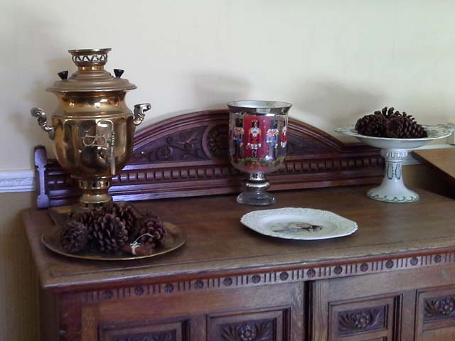 Самовар в шотландском доме!