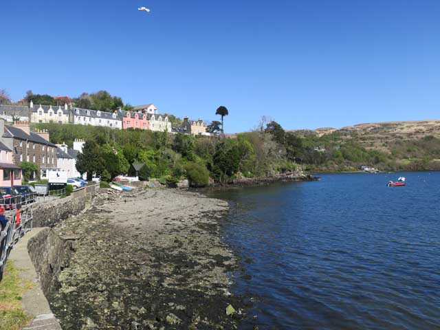 Вид от цветных домов в Портри