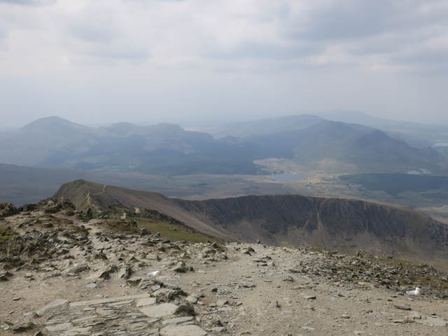 Вид с вершины горы Сноудон