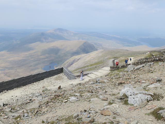 Вид с вершины горы Сноудон